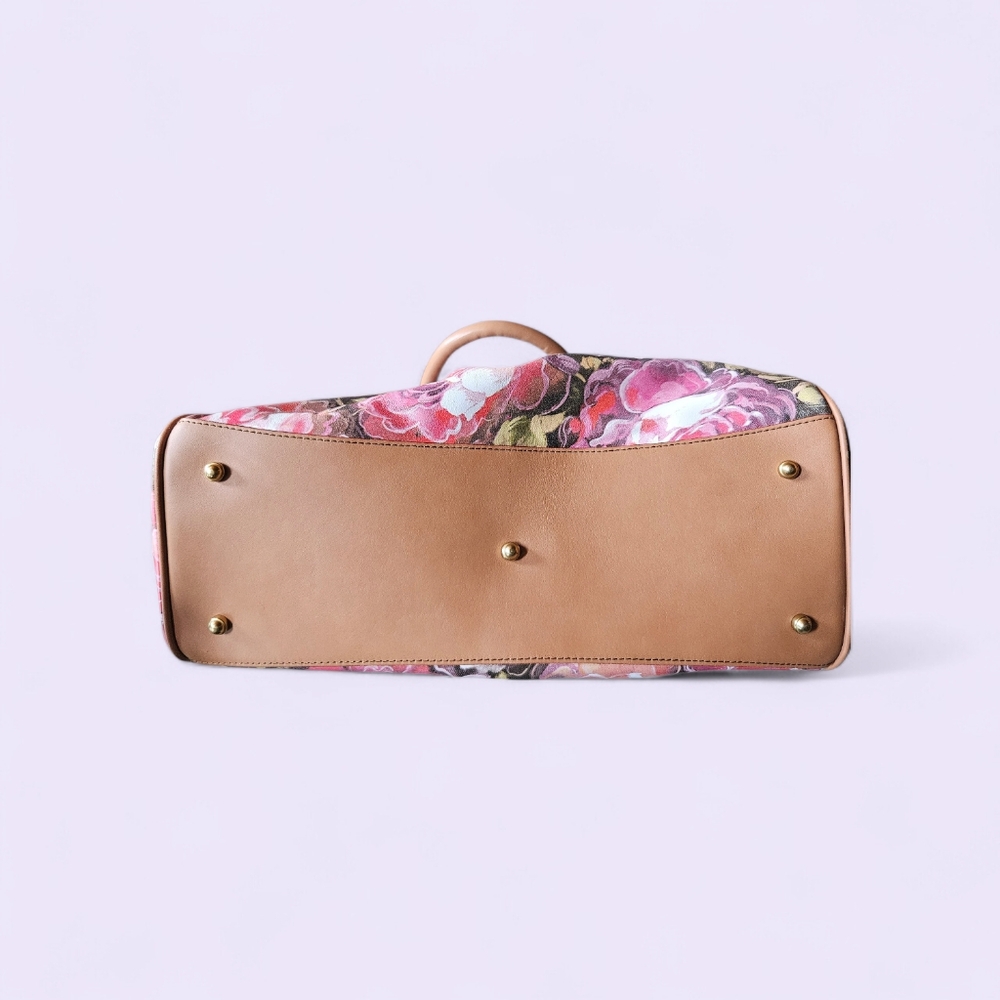 Brahmin Bag Louis Rose Floral Crossbody Bag - Picture 2 of 4